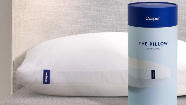 The Casper Pillow features an innovative pillow-inside-a-pillow design that provides plenty of support, and stays cool all night.